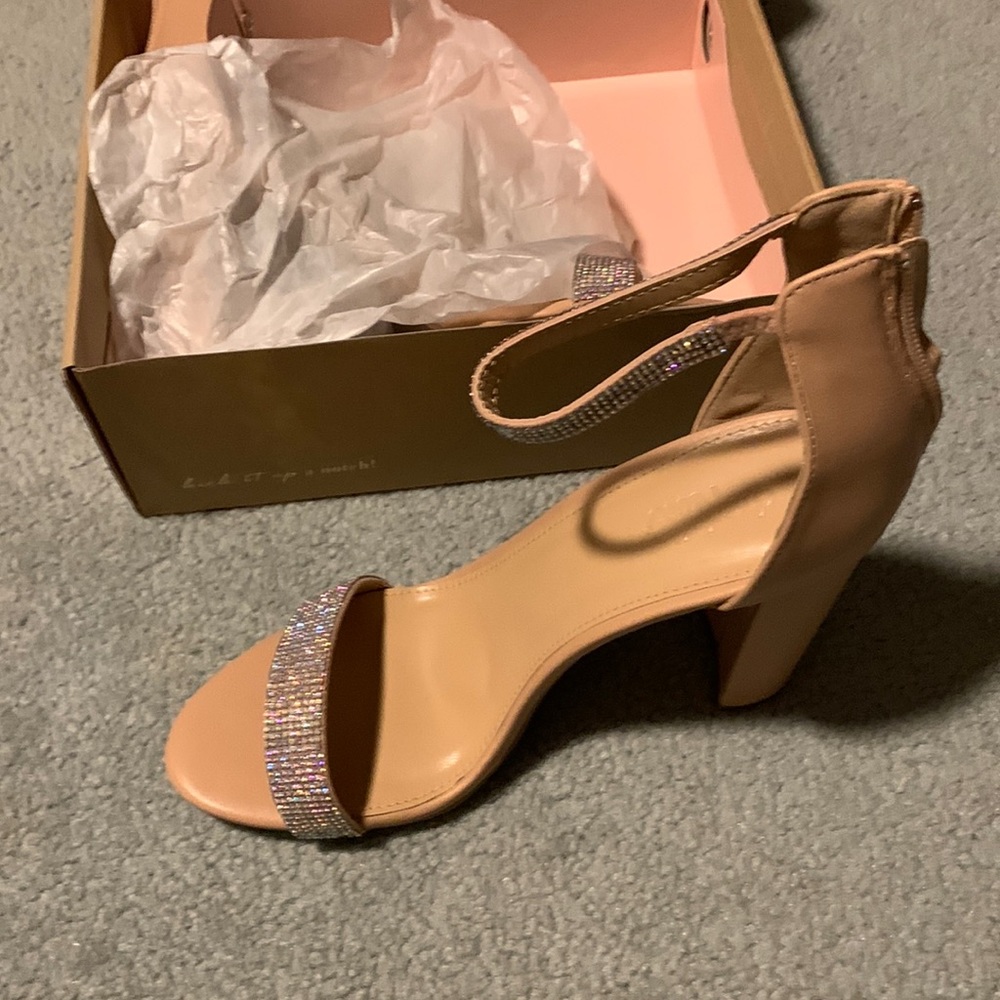 Charlotte Russe -high heel-formal sandal in original box